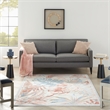Nourison Pompeii Contemporary Polypropylene Polyester Area Rug in Multi-Color