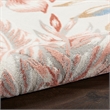 Nourison Pompeii Contemporary Polypropylene Polyester Area Rug in Multi-Color