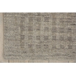 Nourison Perris Rectangle Contemporary Wool Area Rug in Charcoal