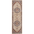 Nourison Reseda Runner Traditional Polyester Area Rug in Cream