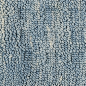 Nourison Perris Rectangle Contemporary Wool Area Rug in Denim