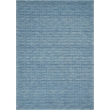 Nourison Perris Rectangle Contemporary Wool Area Rug in Denim