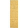 Nourison Perris Runner Shape Contemporary Wool Area Rug in Gold