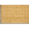 Nourison Perris Rectangle Contemporary Wool Area Rug in Gold