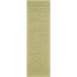 Nourison Perris Runner Shape Contemporary Wool Area Rug in Green