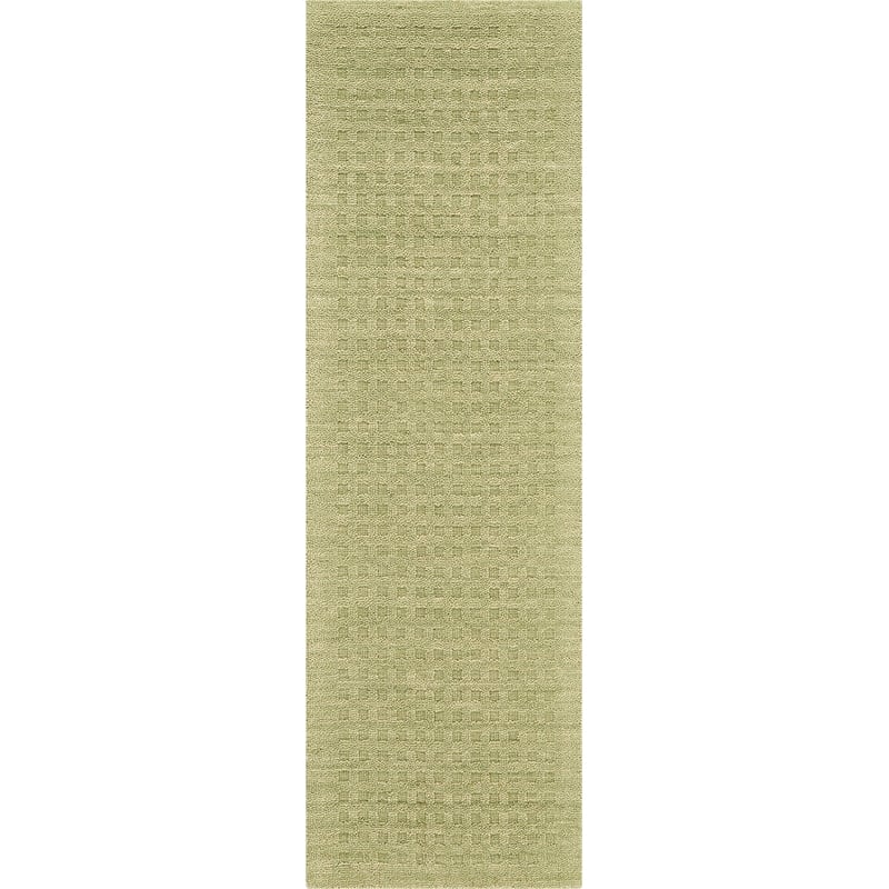 Nourison Perris Rectangle Contemporary Wool Area Rug in Green