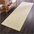 Nourison Perris Runner Shape Contemporary Wool Area Rug in Ivory