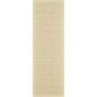 Nourison Perris Runner Shape Contemporary Wool Area Rug in Ivory