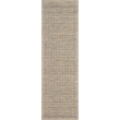 Nourison Perris Runner Shape Contemporary Wool Area Rug in Latte