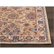 Nourison Reseda Runner Traditional Polyester Area Rug in Natural