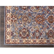 Nourison Reseda Runner Traditional Polyester Area Rug in Sky