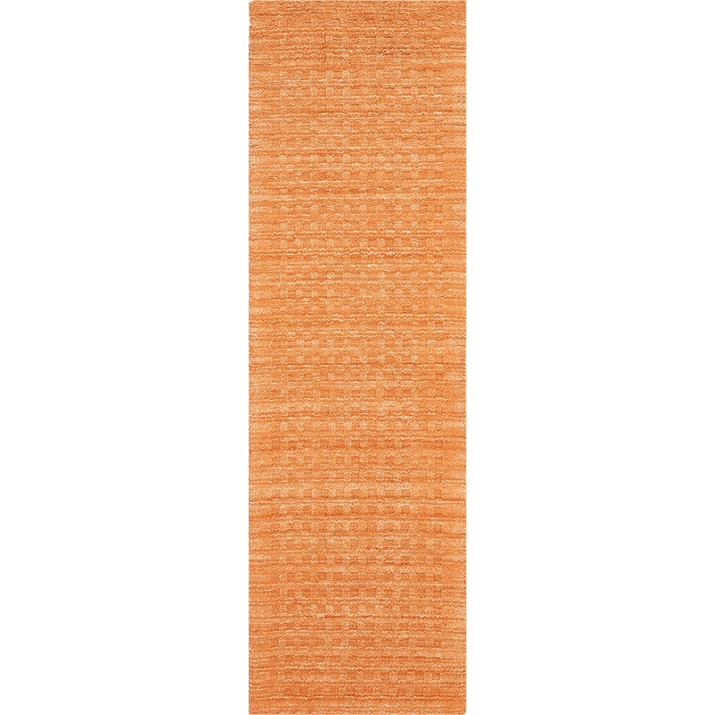 Nourison Perris Runner Shape Contemporary Wool Area Rug in Sunset