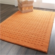 Nourison Perris Rectangle Contemporary Wool Area Rug in Sunset
