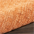 Nourison Perris Rectangle Contemporary Wool Area Rug in Sunset