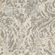 Nourison Soma Rectangle Contemporary Polyester Area Rug in Gray/Ivory