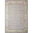 Nourison Somerset Rectangle Traditional Polyester Acrylic Area Rug in Silver
