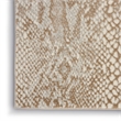 Nourison Solace Rectangle Polypropylene Polyester Area Rug in Ivory/Beige