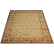 Nourison Somerset Rectangle Traditional Polyester Acrylic Area Rug in Ivory