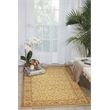 Nourison Somerset Rectangle Traditional Polyester Acrylic Area Rug in Ivory