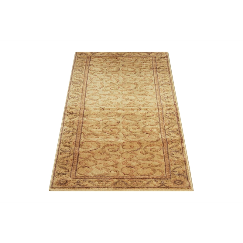 Nourison Somerset Runner Traditional Polyester Acrylic Area Rug in Ivory