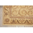 Nourison Somerset Runner Traditional Polyester Acrylic Area Rug in Ivory