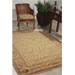 Nourison Somerset Rectangle Traditional Polyester Acrylic Area Rug in Ivory