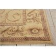 Nourison Somerset Rectangle Traditional Polyester Acrylic Area Rug in Ivory