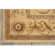 Nourison Somerset Rectangle Traditional Polyester Acrylic Area Rug in Ivory