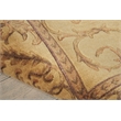 Nourison Somerset Rectangle Traditional Polyester Acrylic Area Rug in Ivory