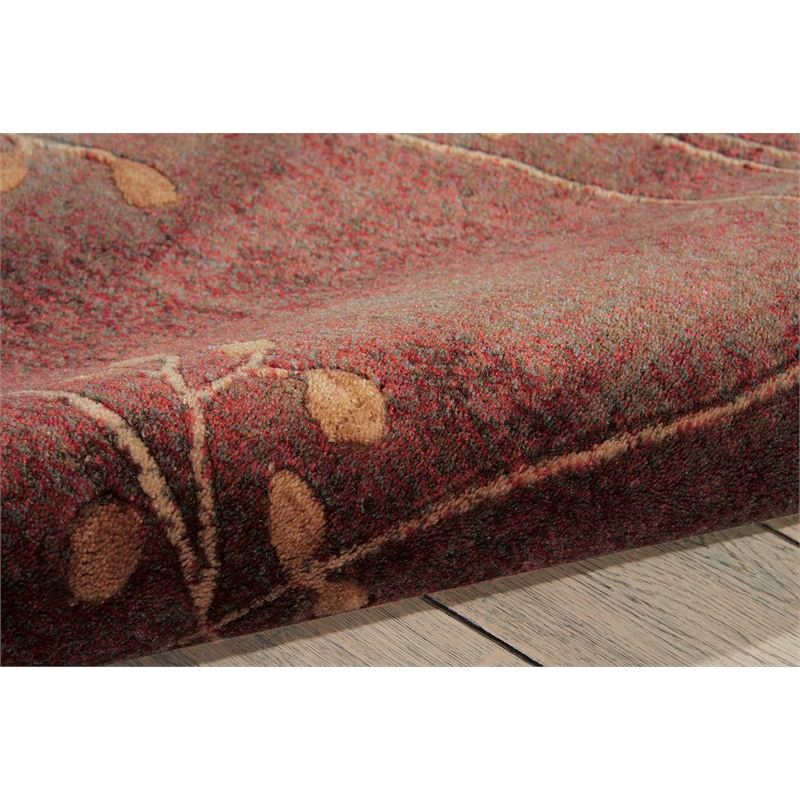 Nourison Somerset 8' Runner Multicolor Fabric Rustic Area Rug (8' Runner)