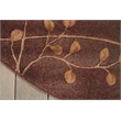 Nourison Somerset 6' x Round Multicolor Fabric Rustic Area Rug (6' Round)