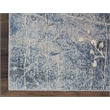 Nourison Somerset 10' Runner Gray and Blue Fabric Bohemian Area Rug (10' Runner)