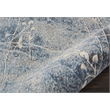 Nourison Somerset 10' Runner Gray and Blue Fabric Bohemian Area Rug (10' Runner)