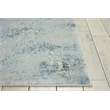 Nourison Somerset 8' Runner Gray and Blue Fabric Bohemian Area Rug (8' Runner)