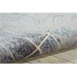 Nourison Somerset 4' x 6' Gray and Blue Fabric Bohemian Area Rug (4' x 6')
