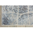 Nourison Somerset 4' x 6' Gray and Blue Fabric Bohemian Area Rug (4' x 6')