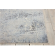 Nourison Somerset 4' x 6' Gray and Blue Fabric Bohemian Area Rug (4' x 6')
