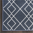 Nourison Modern Lines 5' x 7' Denim Modern Indoor Rug Polypropylene