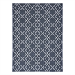 Nourison Modern Lines 5' x 7' Denim Modern Indoor Rug Polypropylene