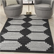 Nourison Modern Passion 6' x 9' Blk/Grey Mid-Century Modern Indoor Rug