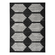 Nourison Modern Passion 6' x 9' Blk/Grey Mid-Century Modern Indoor Rug