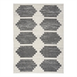 Nourison Modern Passion 6' x 9' Ivory/Grey Mid-Century Modern Indoor Rug