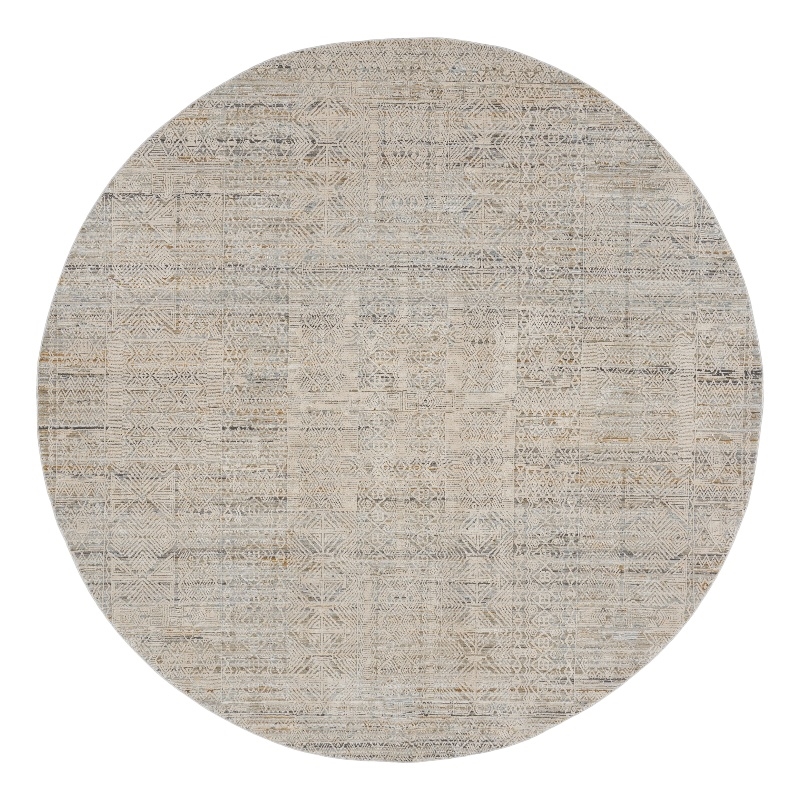 Nourison Nyle 7'10&quot x round Ivory Multicolor Bohemian Indoor Rug