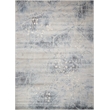 Nourison Somerset 10' x 13' Gray and Blue Fabric Bohemian Area Rug (10' x 13')