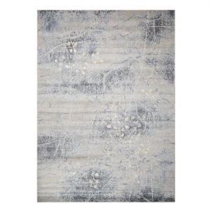 Nourison Somerset 10' x 13' Gray and Blue Fabric Bohemian Area Rug (10' x 13')