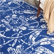 Nourison Whimsicle 8' x 12' Navy Fabric Farmhouse Area Rug (8' x 12')