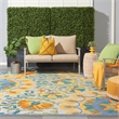 Nourison Aloha 9' x 12' Multicolor Outdoor Indoor/Outdoor Rug