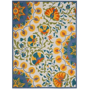 Nourison Aloha 9' x 12' Multicolor Outdoor Indoor/Outdoor Rug