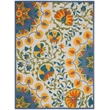 Nourison Aloha 9' x 12' Multicolor Outdoor Indoor/Outdoor Rug