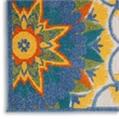 Nourison Aloha 2' x 6' Multicolor Outdoor Indoor/Outdoor Rug